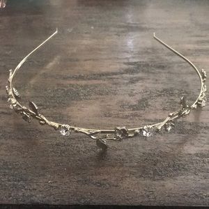 Charming Charlie gold tone headband